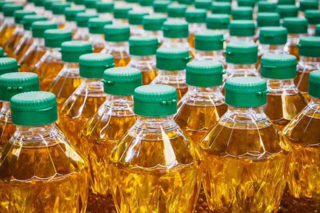 bottles of oil