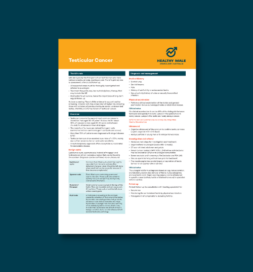 Testicular Cancer Clinical Summary Guide